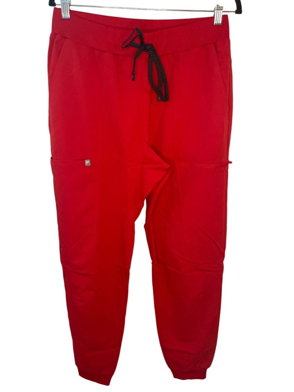 Fabletics All-Shift Scrub Jogger Pants Goji Red Women's Size Large Tall NEW